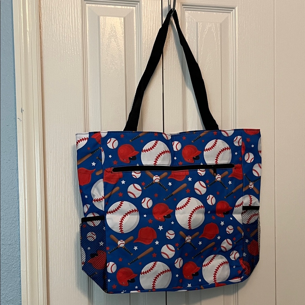 Baseball tote. Brand new. 18x15